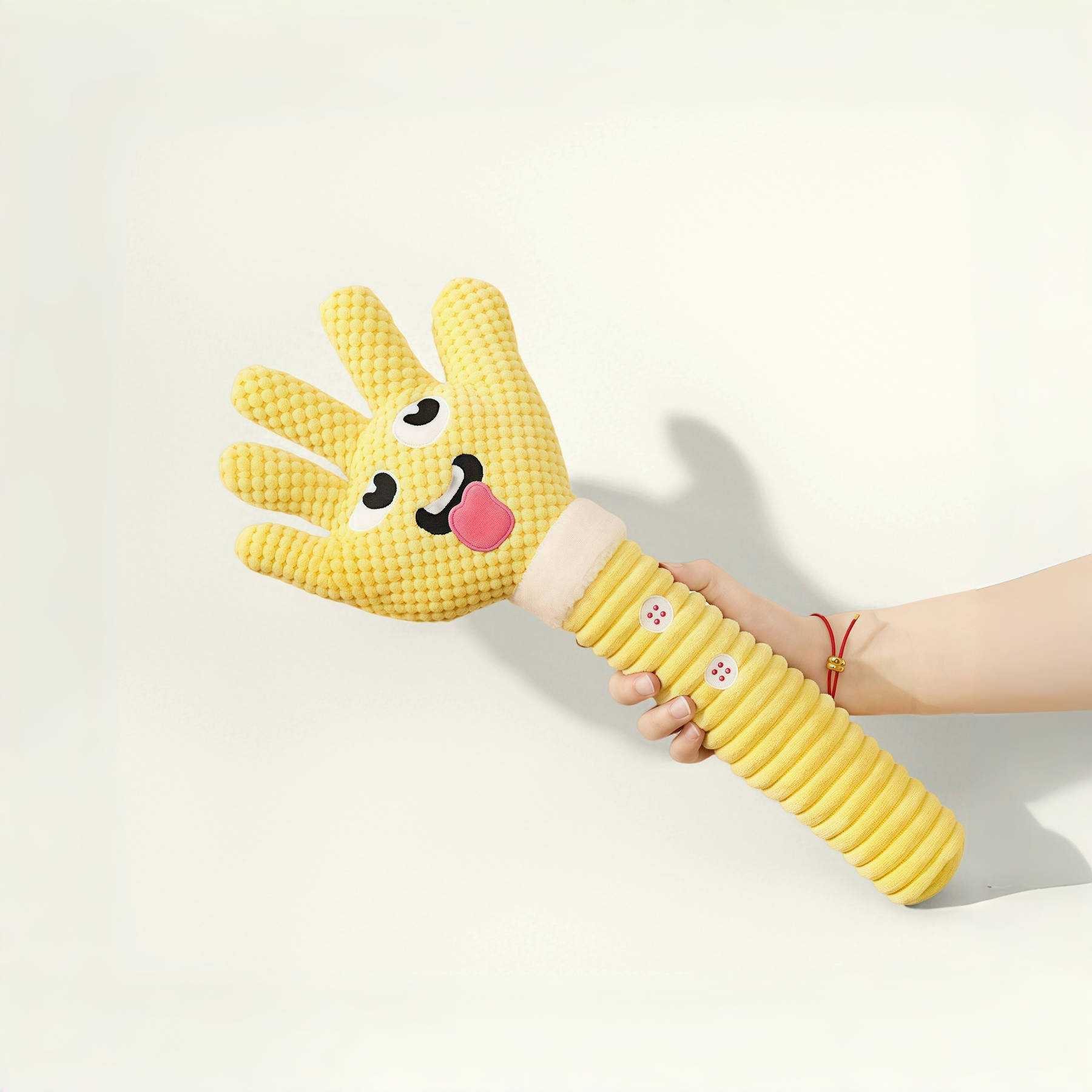 Interactive Palm-Shaped Squeaky Dog Toy | Stress Relief & Machine Washable