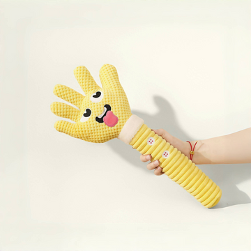Interactive Palm-Shaped Squeaky Dog Toy | Stress Relief & Machine Washable