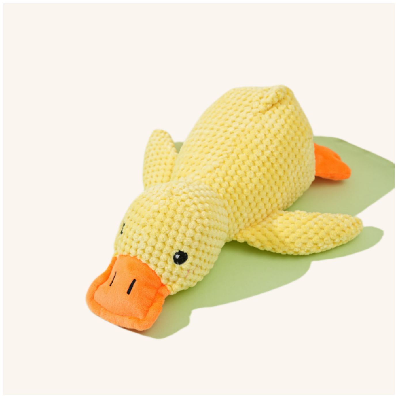 Jouet Canard Couineur pour Chat/Chien - Peluche Ultra-Résistante avec Son Amusant | Compagnon Interactif Anti-Stress | Coin-coin Rigolo